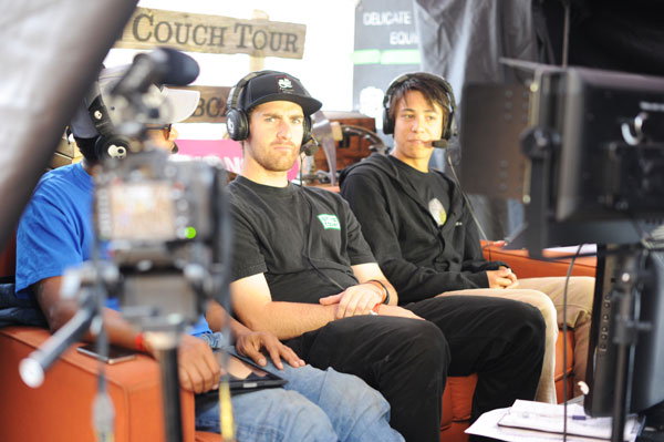 Mike Mo and Sean Malto on the live webcast